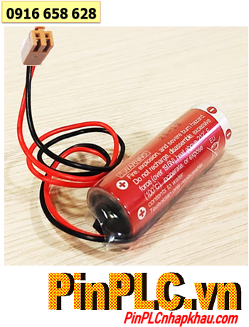 Maxell ER18/50 (Zắc nâu), Pin nuôi nguồn PLC Maxell ER18/50 lithium 3.6v 3650mAh chính hãng (Xuất xứ Nhật)